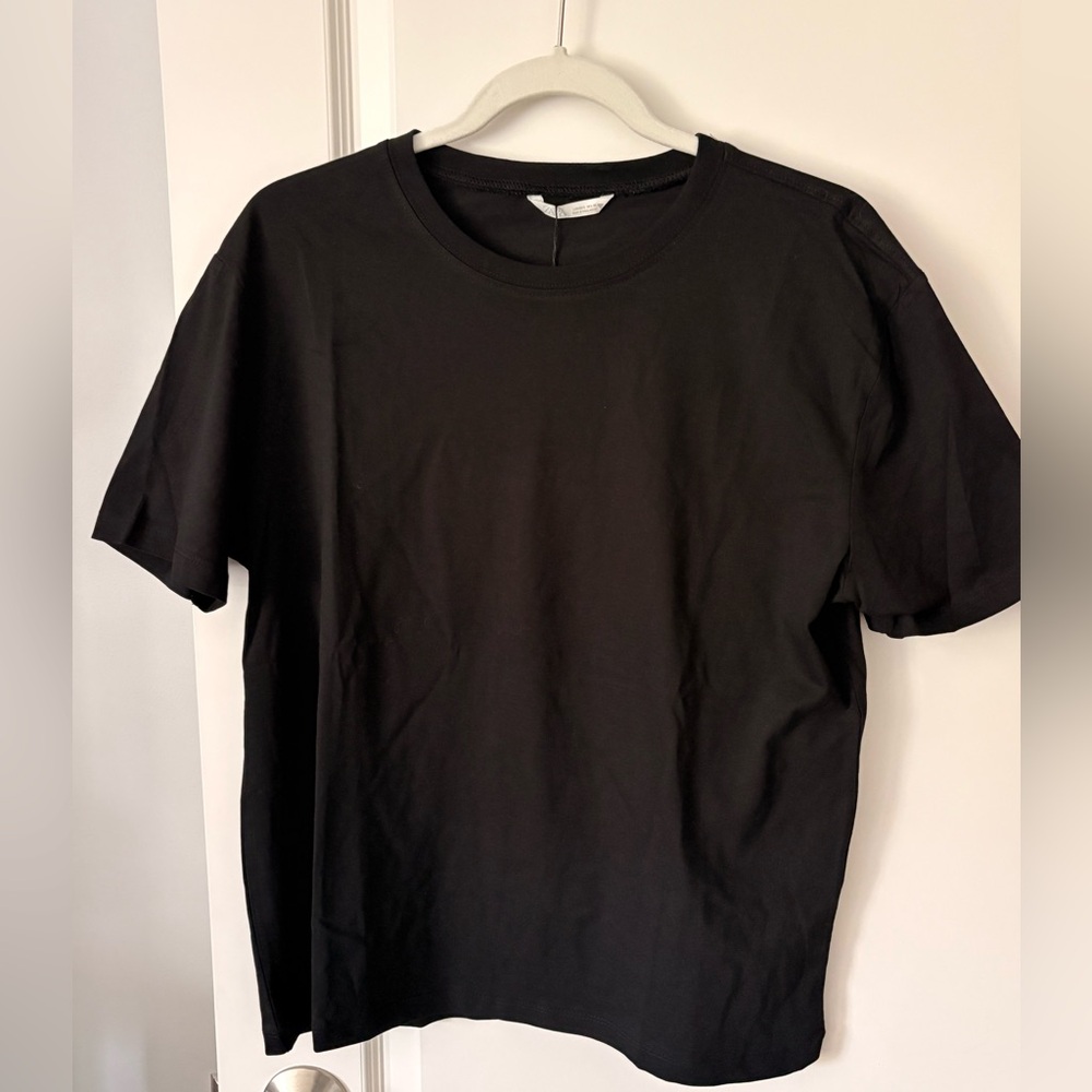 Zara  women’s Crew Neck T-Shirt - Black